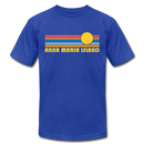 Anna Maria Island, Florida T-Shirt - Retro Sunrise Unisex Anna Maria Island T Shirt - royal blue