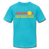 Anna Maria Island, Florida T-Shirt - Retro Sunrise Unisex Anna Maria Island T Shirt - turquoise