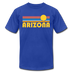 Arizona T-Shirt - Retro Sunrise Unisex Arizona T Shirt - royal blue