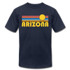 Arizona T-Shirt - Retro Sunrise Unisex Arizona T Shirt - navy