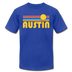 Austin, Texas T-Shirt - Retro Sunrise Unisex Austin T Shirt - royal blue