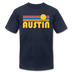 Austin, Texas T-Shirt - Retro Sunrise Unisex Austin T Shirt - navy