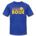 Boise, Idaho T-Shirt - Retro Sunrise Unisex Boise T Shirt - royal blue