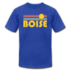 Boise, Idaho T-Shirt - Retro Sunrise Unisex Boise T Shirt