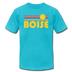 Boise, Idaho T-Shirt - Retro Sunrise Unisex Boise T Shirt - turquoise
