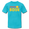 Boise, Idaho T-Shirt - Retro Sunrise Unisex Boise T Shirt