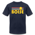 Boise, Idaho T-Shirt - Retro Sunrise Unisex Boise T Shirt - navy