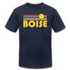 Boise, Idaho T-Shirt - Retro Sunrise Unisex Boise T Shirt