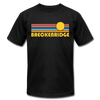Breckenridge, Colorado T-Shirt - Retro Sunrise Unisex Breckenridge T Shirt - black