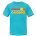 Chicago, Illinois T-Shirt - Retro Sunrise Unisex Chicago T Shirt - turquoise