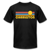 Charleston, South Carolina T-Shirt - Retro Sunrise Unisex Charleston T Shirt - black