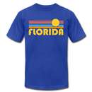 Florida T-Shirt - Retro Sunrise Unisex Florida T Shirt - royal blue