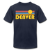 Denver, Colorado T-Shirt - Retro Sunrise Unisex Denver T Shirt - navy
