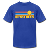 Hilton Head, South Carolina T-Shirt - Retro Sunrise Unisex Hilton Head T Shirt - royal blue