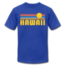 Hawaii T-Shirt - Retro Sunrise Unisex Hawaii T Shirt - royal blue