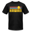 Hawaii T-Shirt - Retro Sunrise Unisex Hawaii T Shirt - black