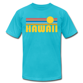 Hawaii T-Shirt - Retro Sunrise Unisex Hawaii T Shirt