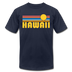Hawaii T-Shirt - Retro Sunrise Unisex Hawaii T Shirt - navy