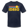 Idaho T-Shirt - Retro Sunrise Unisex Idaho T Shirt - navy