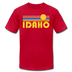 Idaho T-Shirt - Retro Sunrise Unisex Idaho T Shirt - red