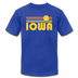 Iowa T-Shirt - Retro Sunrise Unisex Iowa T Shirt - royal blue