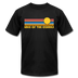 Lake of the Ozarks, Missouri T-Shirt - Retro Sunrise Unisex Lake of the Ozarks T Shirt - black