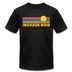 Jackson Hole, Wyoming T-Shirt - Retro Sunrise Unisex Jackson Hole T Shirt - black