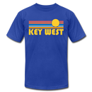 Key West, Florida T-Shirt - Retro Sunrise Unisex Key West T Shirt - royal blue