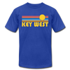 Key West, Florida T-Shirt - Retro Sunrise Unisex Key West T Shirt - royal blue