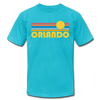 Orlando, Florida T-Shirt - Retro Sunrise Unisex Orlando T Shirt