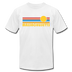 Massachusetts T-Shirt - Retro Sunrise Unisex Massachusetts T Shirt - white