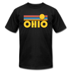 Ohio T-Shirt - Retro Sunrise Unisex Ohio T Shirt - black