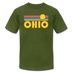 Ohio T-Shirt - Retro Sunrise Unisex Ohio T Shirt - olive
