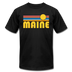 Maine T-Shirt - Retro Sunrise Unisex Maine T Shirt - black