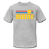 Maine T-Shirt - Retro Sunrise Unisex Maine T Shirt - heather gray