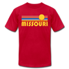 Missouri T-Shirt - Retro Sunrise Unisex Missouri T Shirt