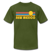 New Mexico T-Shirt - Retro Sunrise Unisex New Mexico T Shirt - olive