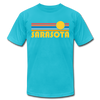 Sarasota, Florida T-Shirt - Retro Sunrise Unisex Sarasota T Shirt