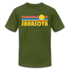 Sarasota, Florida T-Shirt - Retro Sunrise Unisex Sarasota T Shirt