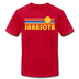 Sarasota, Florida T-Shirt - Retro Sunrise Unisex Sarasota T Shirt - red