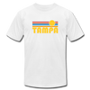 Tampa, Florida T-Shirt - Retro Sunrise Unisex Tampa T Shirt - white