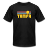 Tampa, Florida T-Shirt - Retro Sunrise Unisex Tampa T Shirt - black