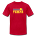 Tampa, Florida T-Shirt - Retro Sunrise Unisex Tampa T Shirt - red