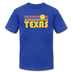 Texas T-Shirt - Retro Sunrise Unisex Texas T Shirt - royal blue