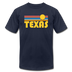 Texas T-Shirt - Retro Sunrise Unisex Texas T Shirt - navy