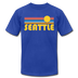 Seattle, Washington T-Shirt - Retro Sunrise Unisex Seattle T Shirt - royal blue