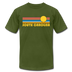 South Carolina T-Shirt - Retro Sunrise Unisex South Carolina T Shirt - olive