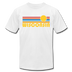 Wisconsin T-Shirt - Retro Sunrise Unisex Wisconsin T Shirt - white