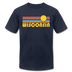 Wisconsin T-Shirt - Retro Sunrise Unisex Wisconsin T Shirt - navy