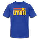 Utah T-Shirt - Retro Sunrise Unisex Utah T Shirt - royal blue